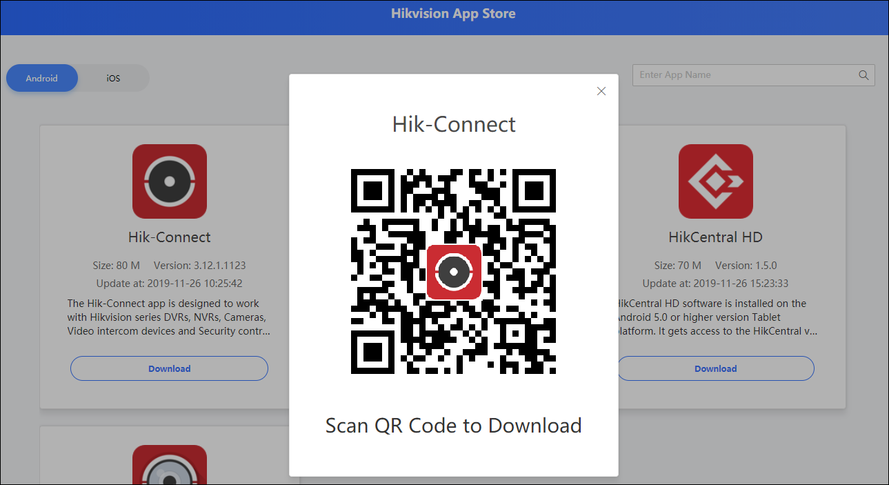 hikvision mobile app for iphone